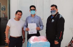 Protección Civil de Villa de Reyes recibió donación de equipo de la empresa AGC