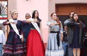 Con desfile patrio, Villa de Reyes, conmemoró Independencia de México