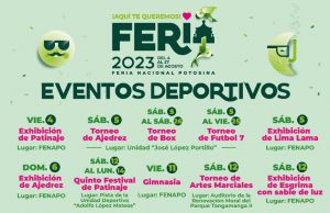 FENAPO 2023 OFRECERÁ MÁS DE 25 TORNEOS Y ACTIVIDADES DEPORTIVAS
