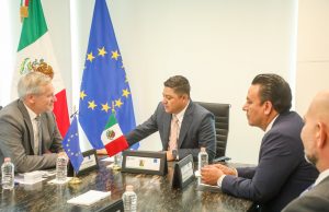 SLP, CON MIRAS A AUMENTAR SU COMPETITIVIDAD, AFIRMA EL GOBERNADOR ANTE EMBAJADOR DE LA UNIÓN EUROPEA