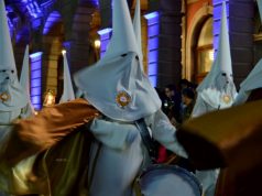 Presentan exposición de fotos de la Procesión del Silencio en Aranzazú