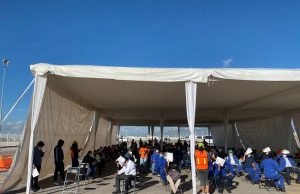 Instalan centro de vacunación para la zona industrial en BMW