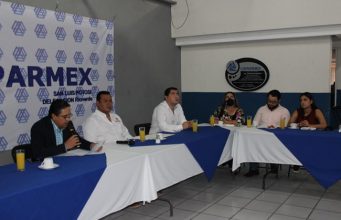 Acuerdan acciones Coparmex y Rioverde para reactivación económica