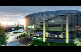 REVELA GOBERNADOR RICARDO GALLARDO CONCEPTO ARQUITECTÓNICO DE LA NUEVA ARENA POTOSÍ