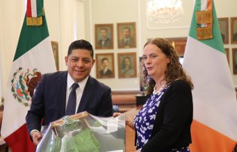 CON VISITA DE EMBAJADORA DE IRLANDA, RICARDO GALLARDO INTENSIFICA PROYECCIÓN MUNDIAL DE SLP