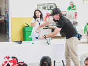 FAMILIAS DE GRANJAS DE SAN MARTÍN RECIBEN DONACIÓN DE BMW Y CARE 4 WATER