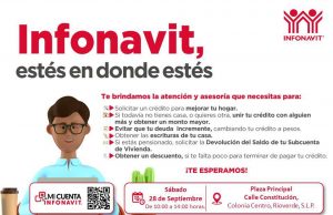 INFONAVIT LLEVARÁ SUS BRIGADAS DE PROMOCIÓN Y SERVICIO A RIOVERDE