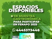 INICIA COMERCIALIZACIÓN DE COCINAS PARA MUESTRA GASTRONÓMICA DE LA FENAPO 2025