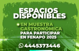 INICIA COMERCIALIZACIÓN DE COCINAS PARA MUESTRA GASTRONÓMICA DE LA FENAPO 2025