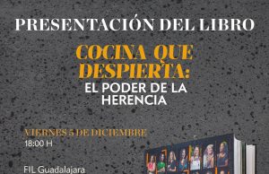 COCINERA TRADICIONAL POTOSINA PRESENTA LIBRO EN LA FIL DE GUADALAJARA.