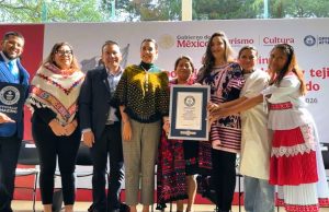 SAN LUIS POTOSÍ SE SUMA AL RECORD GUINESS DE LA EXPOSICIÓN DE BORDADOS MÁS GRANDE DEL MUNDO