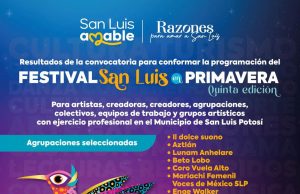 LISTA LA PROGRAMACIÓN DEL FESTIVAL SAN LUIS EN PRIMAVERA 2026