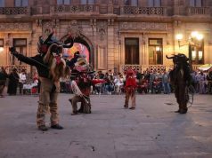 LOS DIABLOS DE LA HUASTECA POTOSINA LLEGAN AL CENTRO HISTÓRICO