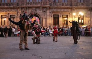 LOS DIABLOS DE LA HUASTECA POTOSINA LLEGAN AL CENTRO HISTÓRICO