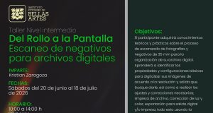 CONVIERTE EN ARCHIVOS DIGITALES ESCANEANDO NEGATIVOS UN TALLER EN EL IPBA