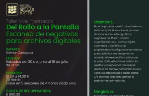 CONVIERTE EN ARCHIVOS DIGITALES ESCANEANDO NEGATIVOS UN TALLER EN EL IPBA