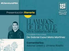 INVITAN A LA PRESENTACIÓN DEL LIBRO “LLAMADOS DE DETALLE. OTRA HISTORIA DE ELLA”