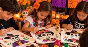 CELEBRAN EL DÍA DE MUERTOS CON ALTAR Y TALLER ARTÍSTICO INFANTIL EN EL COSSÍO