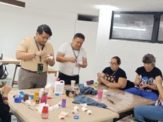 IMPARTEN TALLER DE MÁSCARAS DE MADERA EN EL IPBA